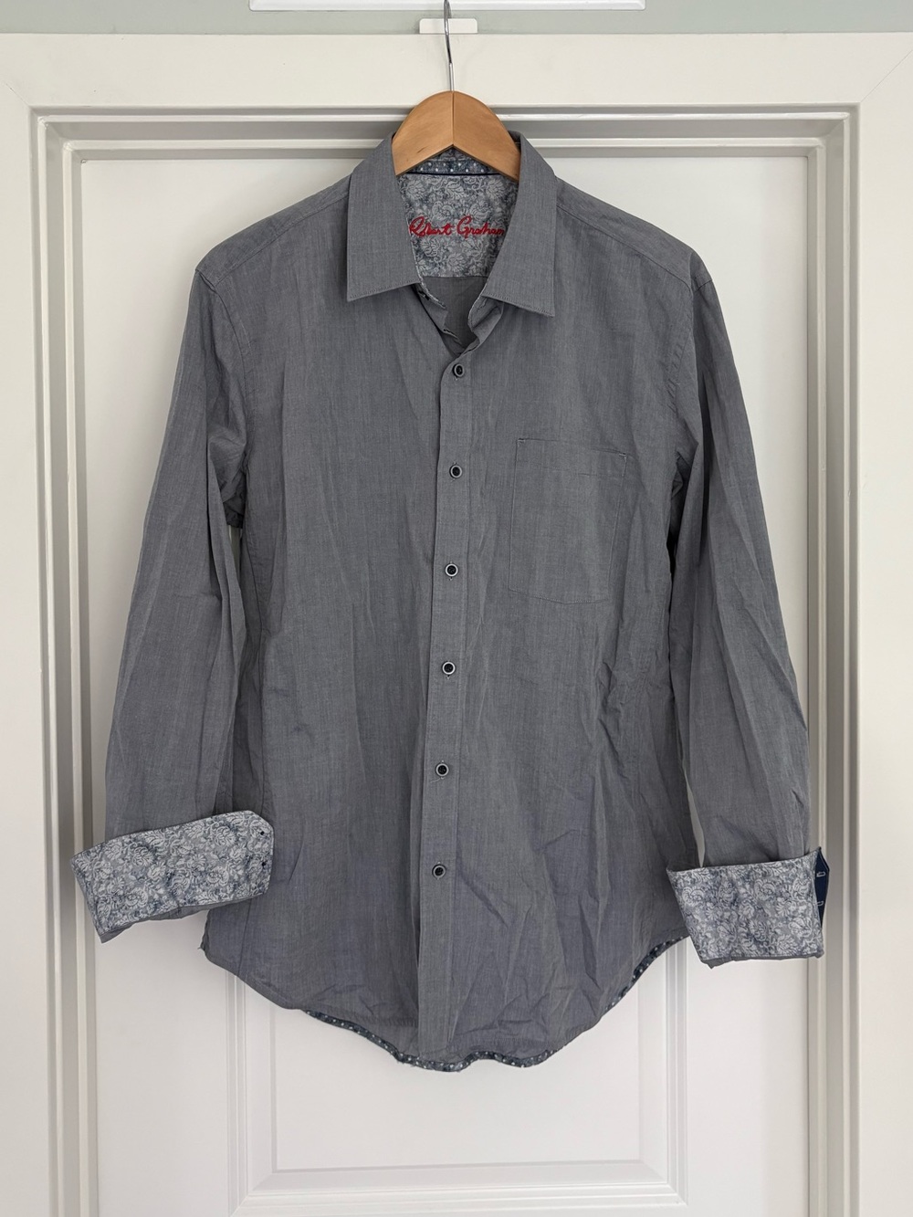 Robert Graham Flip Cuff Button Down XL